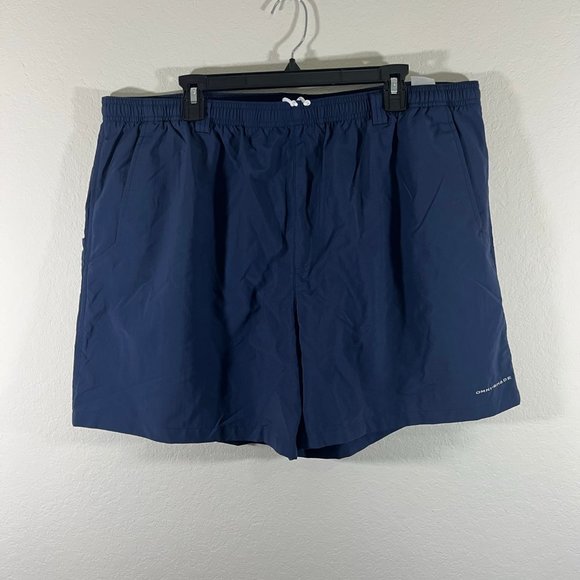 Columbia Men's Dark Blue Backcast Lii Water Shorts Size XXL Style FM4009 - Picture 2 of 13